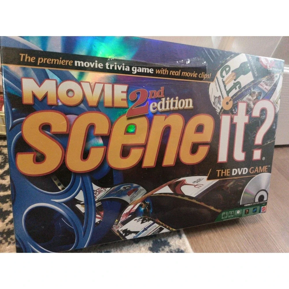 Mattel Scene It? Movie 2nd Edition DVD Trivia Game 2+ Players Age 12+ 2004